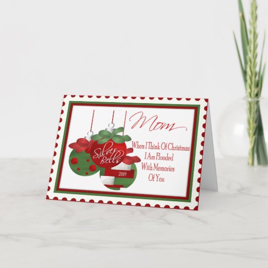 お母さんのためのクリスマスカード シーズンカード (正面)