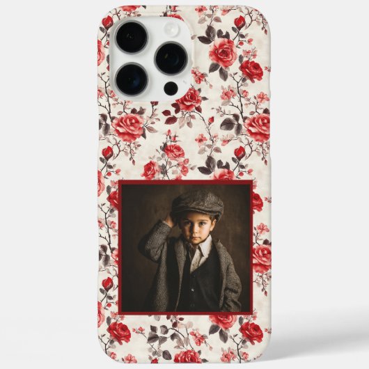 お母さんのためのクールなバラのカスタマイズ可能な名前iPhoneケース Case-Mate iPhoneケース (裏面)