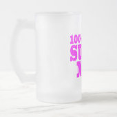 お母さんのためのクールなピンクのギフト: 極度のお母さん フロストグラスビールジョッキ (左)