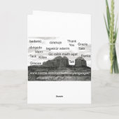 お母さんのためのスペインのなバースデー・カード カード (裏面)