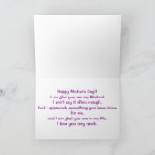 お母さんのためのミイラ カード (内部)