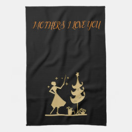 お母さんのための休日用の布 キッチンタオル