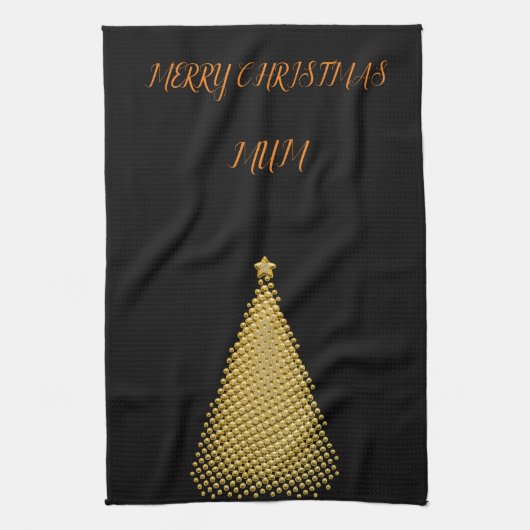 お母さんのための休日用の布 キッチンタオル (縦)