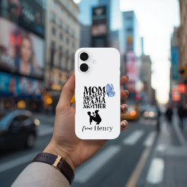 お母さんのための個性的なタイポグラフィーiPhone 16ケース iPhone 16ケース