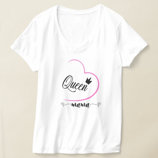 お母さんのための女性用Tシャツ Tシャツ (レイダウン)