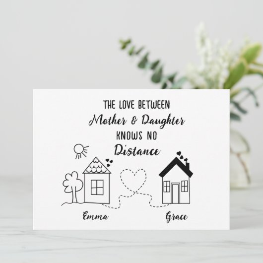 お母さんのための娘の長距離ラブカード 招待状 (スタンド正面)