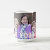 お母さんのための子供の写真ギフトマグ | 母の日 コーヒーマグカップ (中央)