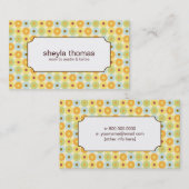 お母さんのための極度のかわいい花のテレホンカード コーリングカード (正面/裏面)