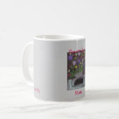 お母さんのための花 コーヒーマグカップ (正面左)