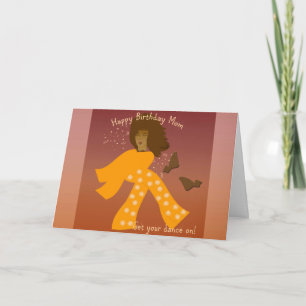お母さんのための誕生日の挨拶状 カード