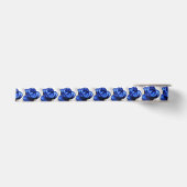 お母さんのための青いバラ サテンリボン (正面)