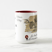 お母さんのための風変りな歴史家のポッドキャストのマグ マグカップ (中央)