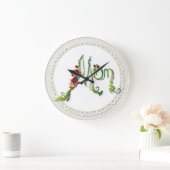 お母さんのアクリルの柱時計 ラージ壁時計 (ホーム)