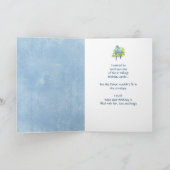 お母さんのオウムのカップルの鳥のためのおもしろいな誕生日 カード (内部)