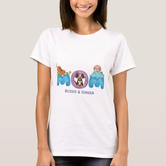 お母さんのカスタマイズ Tシャツ (正面)