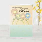 お母さんのカード紛失 カード (黄色い花)