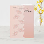 お母さんのカード紛失 カード (黄色い花)