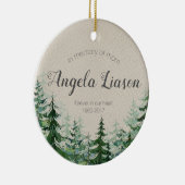 お母さんのクリスマスのオーナメントを記念して セラミックオーナメント (右)