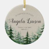 お母さんのクリスマスのオーナメントを記念して セラミックオーナメント (正面)