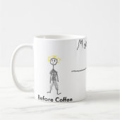 お母さんのコーヒー・マグ コーヒーマグカップ (左)