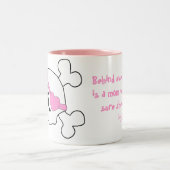 お母さんのコーヒー・マグ ツートーンマグカップ (中央)