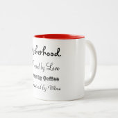 お母さんのコーヒー・マグ ツートーンマグカップ (正面右)