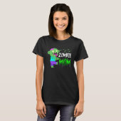 お母さんのゾンビキュートハロウィンコスチューム Tシャツ (正面フル)