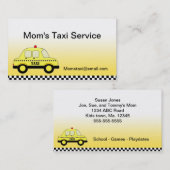 お母さんのタクシーのプロフィールカード コーリングカード (正面/裏面)