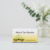 お母さんのタクシーのプロフィールカード コーリングカード (スタンド正面)