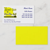 お母さんのタクシーカスタムレトロキッズ呼び出し名刺 コーリングカード (正面/裏面)