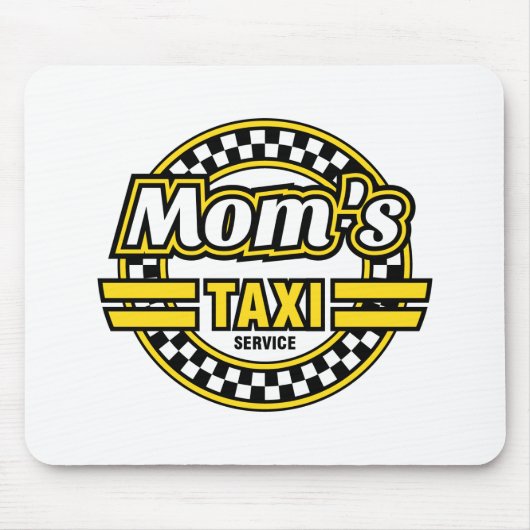 お母さんのタクシーサービス マウスパッド (正面)