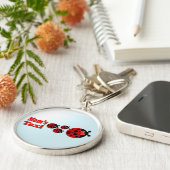 お母さんのタクシー キーホルダー (側面)