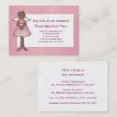 お母さんのテレホンカード民族のピンクの天使 コーリングカード (正面/裏面)