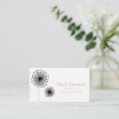 お母さんのテレホンカード花の花のモダンのシンプル コーリングカード (スタンド正面)