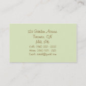 お母さんのテレホンカード コーリングカード (裏面)