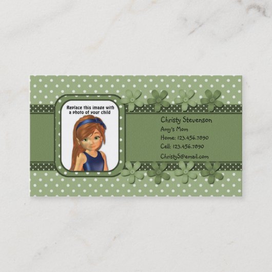 お母さんのテレホンカード コーリングカード (正面)