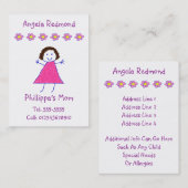 お母さんのテレホンカード コーリングカード (正面/裏面)