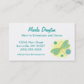 お母さんのテレホンカード-春の蝶および花 コーリングカード (正面)