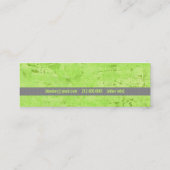 お母さんのテレホンカード(薄緑の) コーリングカード (裏面)