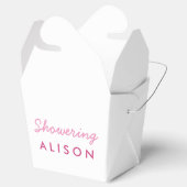 お母さんのテントの好意ボックスを見る – ピンクの白 フェイバーボックス (オープン)