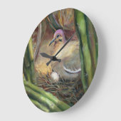 お母さんのネスティング ラージ壁時計 (傾斜)