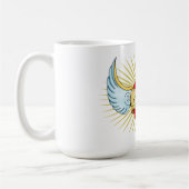 お母さんのハート コーヒーマグカップ (左)