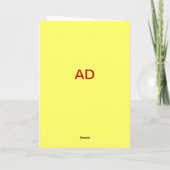 お母さんのバースデー・カード カード (裏面)