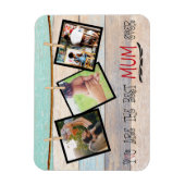 お母さんのフォトコラージュを作成する マグネット (縦)