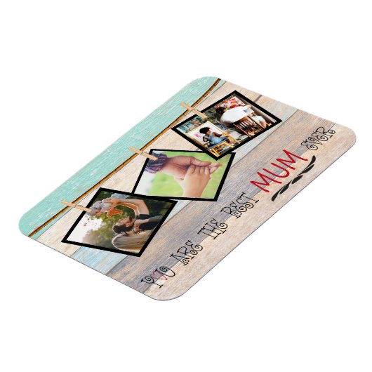 お母さんのフォトコラージュを作成する マグネット