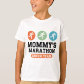 お母さんのマラソンの応援のチーム Tシャツ (正面)