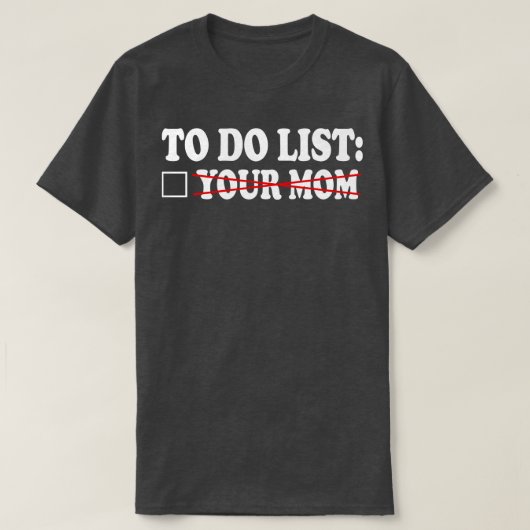お母さんのリストを表示するには6 Tシャツ (デザイン正面)