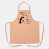 お母さんのワインパンの番だ エプロン (正面)