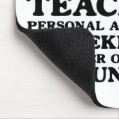 お母さんの仕事の母の日のマウスパッド マウスパッド (コーナー)