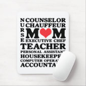 お母さんの仕事の母の日のマウスパッド マウスパッド (マウス)